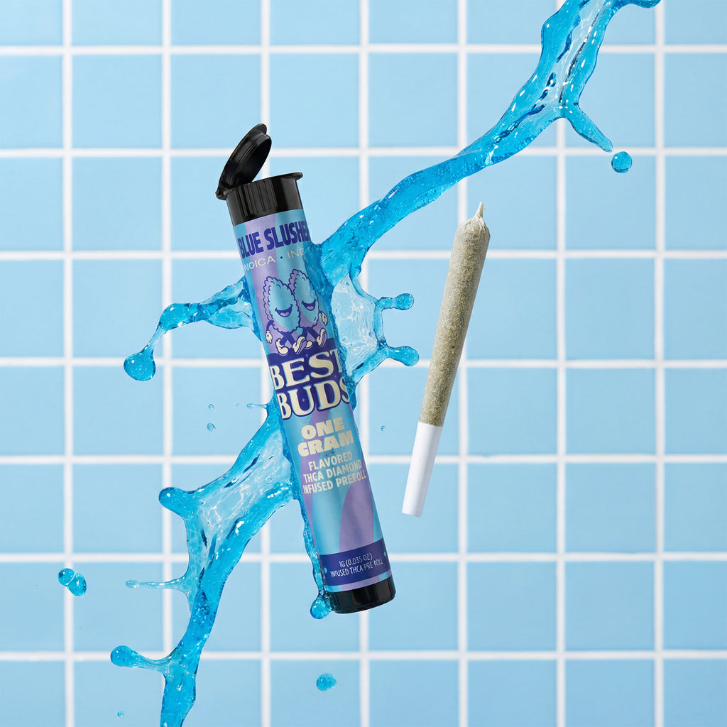 Blue Slushee Diamond Infused Pre Roll 1g