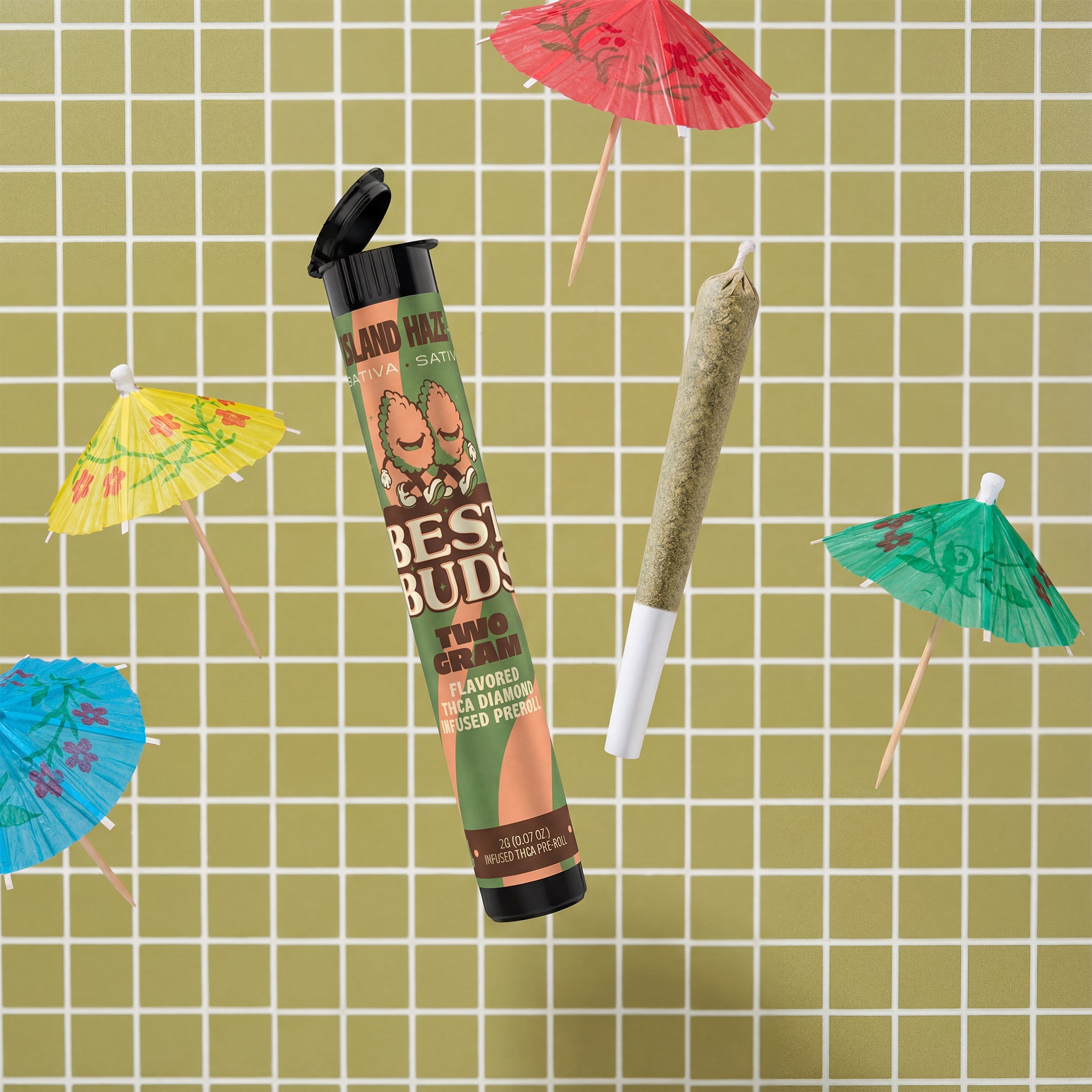 Island Haze Diamond Infused 2g Pre Roll