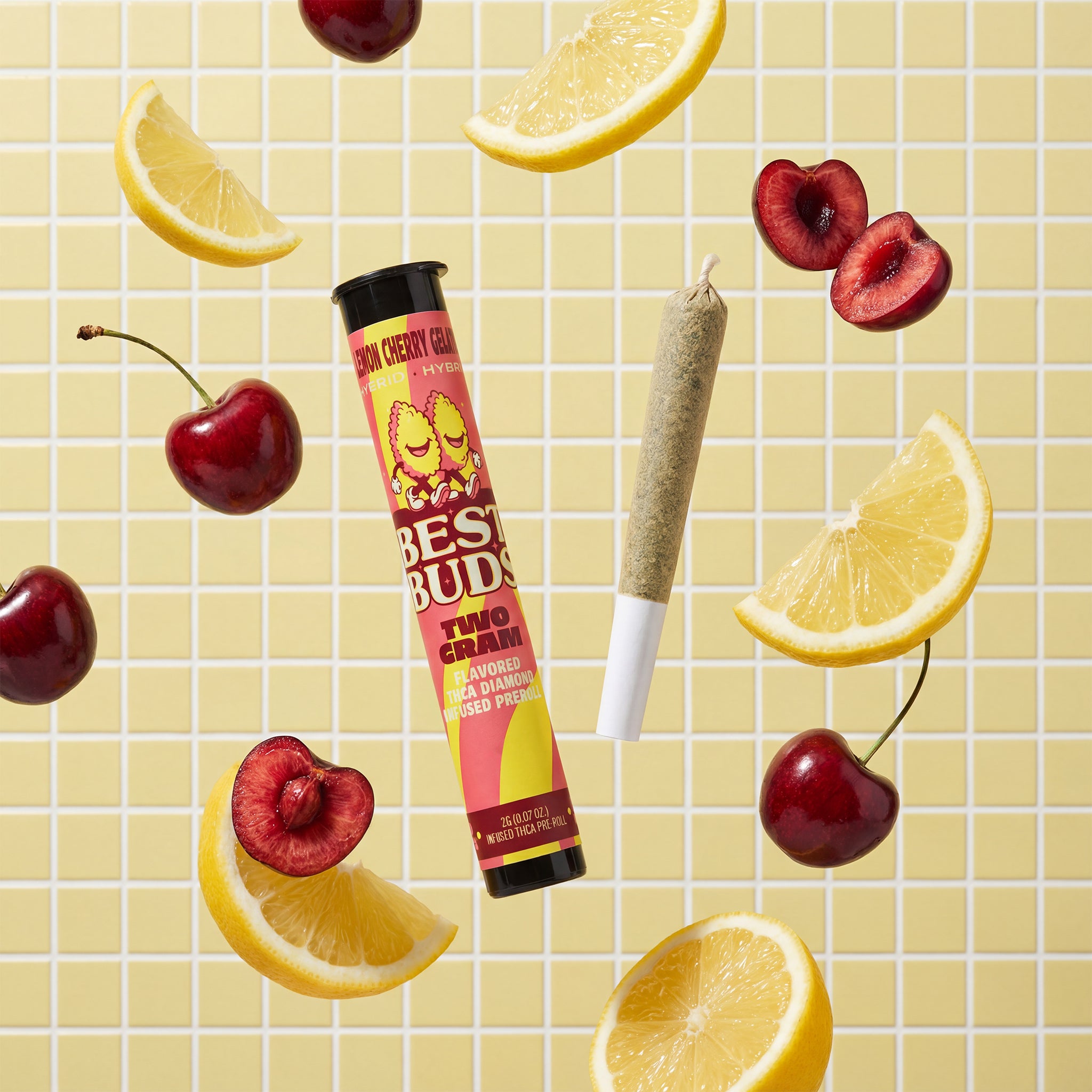 Lemon Cherry Gelato Diamond Infused Pre Roll 2g