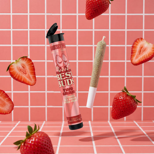 Strawberry Fields Diamon Infused Pre Roll 2g