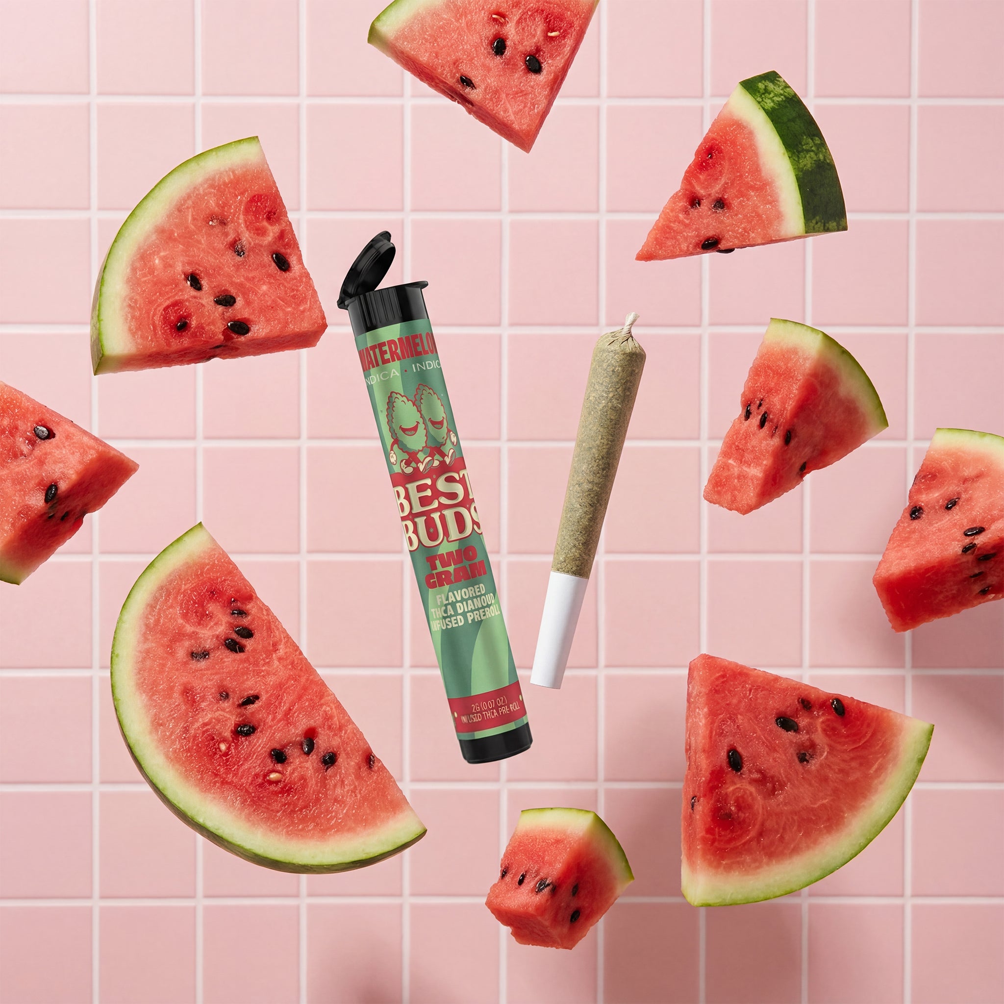 Watermelon Diamond Infused Pre Roll 2g